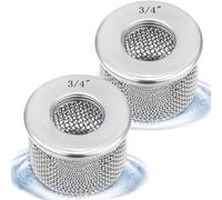 Giwnhvx 2 PZ Filtro di Ingresso Aria Ventosa Tubo Doppio Schermo con Filettatura NPT 1,91 cm per Spruzzatore di Vernice Airless Parti Pompa Filtro di Ingresso