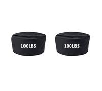 Giwnhvx 2 sacchi di sabbia per allenamento, regolabili, resistenti, per fitness, sollevamento pesi, bodybuilding, 45,4 kg