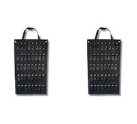 Giwnhvx 2 scatole di immagazzinaggio multiuso arrotolabili per chiavi, scatola di immagazzinaggio portatile resistente alle intemperie, può contenere 40 chiavi, gancio di sicurezza