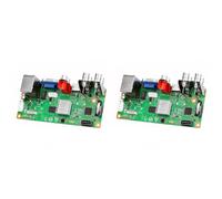 Giwnhvx 2 schede DVR IP 265 X 4CH 1080P XMEYE NVR 4 canali 6 in 1 scheda registratore DVR ibrido AHD TVI CVI per CCTV