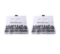 Giwnhvx 2 set di 200 inserti filettati M3-M6/M8 M10 in acciaio inossidabile 304, kit di recupero filettato, kit di riparazione per viti