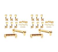 Giwnhvx 2 Set di Corde D' Saddle Tune-O- e Una Cordiera per Chitarra Elettrica Stile Grave