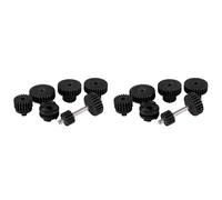 Giwnhvx 2 Set di Ingranaggi in Metallo con Motore 370 per Scatola di Velocità Cambio di Velocità per B1 B24 B16 B36 C24 1/16 4WD 6WD Rc Auto, B