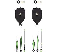 Giwnhvx 2 set di movimento per orologio al quarzo kit movimento oscillante + puntatore parti di riparazione dell'orologio parti di ricambio C