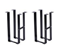 Giwnhvx 2 Set Scrivania PC Staffa di Montaggio per Computer Case Computer Mainframe Hanger Host Box Stand Staffa Rack Nero