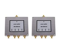Giwnhvx 2 splitter di alimentazione SMA a 4 vie, 380 Mhz-2500 MHz, divisore di potenza femmina SMA per cavo di segnale, divisore femmina