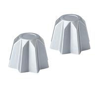 Giwnhvx 2 stampi decorativi in alluminio anodizzato, per torte, pane, pandoro, gelatina, cioccolato, muffin, cucina, B