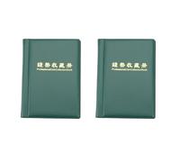 Giwnhvx 2 x 120 pezzi di denaro Collezione Album Portalibri Portatile Penny Storage Pocket Case