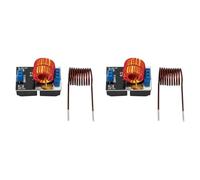 Giwnhvx 2 x 120 W Mini ZVS induzione Consiglio di riscaldamento pilota volo di ritorno grande fornello fai da te + bobina di accensione