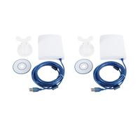 Giwnhvx 2 x 150 Mbps ad Alto Guadagno 14DBi Antenna 5M Adattatore USB Alta Potenza Esterna Impermeabile WiFi Ricevitore WiFi