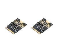 Giwnhvx 2 x 2230 NVMe M.2 a Oculink SFF-8612 SFF-8611 PCI-E4.0 67 Pin Adattatore host verticale per NVME U.2 SSD EGPU