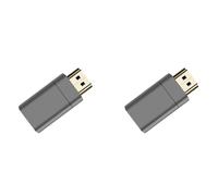 Giwnhvx 2 x Adattatore Magnetico Compatibile 8K Convertitore ad Alta Definizione per Proiettore TV Adattatore Magnetico per Computer Portatile