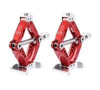 Giwnhvx 2 x Auto TV 1:10 Scala Regolabile Forbici in Metallo Strumento Jack TV Controllo Assia SCX10 T Raxxas TRX4 CC01 D90