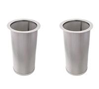Giwnhvx 2 x Caffè Filtesr per bocca larga vaso in acciaio inossidabile a maglia ultra fine con infusore di frutta macchina da caffè per ghiaccio macchina per il tè del ghiaccio macchina per il caffè
