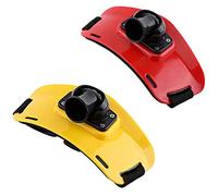 Giwnhvx 2 x cintura regolabile stand up gimble barca gioco canna da pesca accessori pesca attrezzatura da pesca (giallo e rosso)