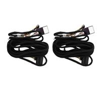 Giwnhvx 2 x di cablaggio per auto esteso a 16 pin, 6 metri, con Canbus per E39 (01-04) / E53 (01-05) Installare un lettore SteReo Android