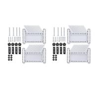 Giwnhvx 2 x dispositivi di sicurezza impilabili per la maggior parte delle seghe da banco standard, con slot a T, guide a T su seghe da tavolo, colore bianco