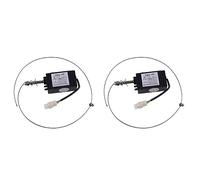 Giwnhvx 2 x elettrovalvola a solenoide di arresto del motore normalmente aperta DC 12 V - PT Power on Pull tipo Flameout magnetico