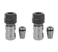 Giwnhvx 2 x Er11 5 mm albero motore pinza mandrino asta di estensione mandrino interno + pinza a molla Er11 per fresatrice CNC