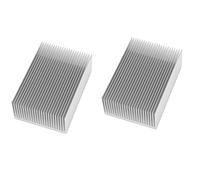 Giwnhvx 2 x grande dissipatore di calore in alluminio dissipatore di calore radiatore alette di raffreddamento per IC LED amplificatore di potenza