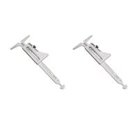 Giwnhvx 2 x HI-LO in acciaio inox saldatura Gauge pollici e metrico per la misurazione del tubo dopo il montaggio / allineamento spazio 32 mm 37 1/2 pollici