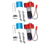 Giwnhvx 2 x ingranaggi in metallo 370 motore con trasmissione albero di aggiornamento accessori per C14 C24 B24 B36 MN D90 MN99S RD