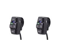 Giwnhvx 2 x interruttore luce ebike + clacson e interruttore luce scooter bicicletta elettrica intelligente accessori fai da te, 36 V