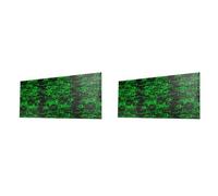 Giwnhvx 2 x Kit di stampa idrografico per pellicola idrografica Hydro Skull verde 0,5 x 2 m