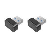 Giwnhvx 2 x Lettore di Chiavi Di Impronta Digitale USB FIDO U2F Chiave di Sicurezza Corrispondenza Lettore Di Impronte Digitali Anti-Usurpazione