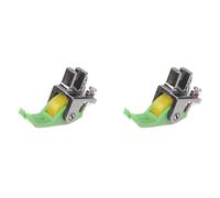 Giwnhvx 2 x Macchina da Cucire Industriale Universale in Pelle Rullo Ruota Piede Di Biche per Auto Piastra Tessuto Spessore Abbigliamento Pied-De-Biche C