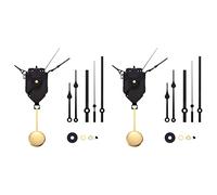 Giwnhvx 2 x meccanismo di movimento orologio a pendolo fai da te maturo 6 paia di diverse kit