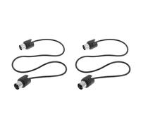 Giwnhvx 2 x MIDI DIN 5 Pin a Spina MIDI 5 Pin DIN a di Estensione Audio DIN 5 Pin Din-5 Pin M/M