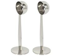 Giwnhvx 2 x Misurazione del Caffè sul Piede Espresso Alterare Cucchiaino da Caffè in Acciaio Inox e Strumenti da Tè Misurare Il Burraggio Scoop 1 Pezzi Argento