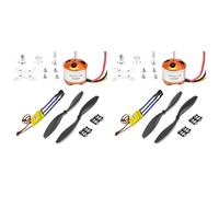 Giwnhvx 2 x motore spazzole RC 2212 1000 KV + controller di velocità elettrico ESC 30 A + kit di 1045 per Quadrirotor Multicopter RC