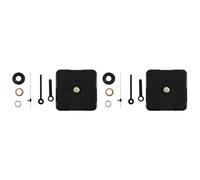 Giwnhvx 2 x movimento orologio con lancette corte, spessore massimo quadrante 4/25 pollici, lunghezza totale albero 3/5 pollici