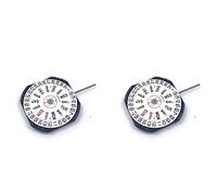 Giwnhvx 2 x movimento per orologio giapponese VX43E VX43 movimento al quarzo con doppia finestra calendario a tre pin con batteria