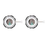 Giwnhvx 2 x movimento per orologio, movimento al quarzo con tre lancette, SL28 per riparazione orologi da uomo (calendario singolo)