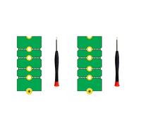 Giwnhvx 2 x NGFF NVME M.2 Extended Bracket 2230 a 2242/2280, 2242 a 2280, 2260 a 2280 Transfer Adapter Expansion Rack Board