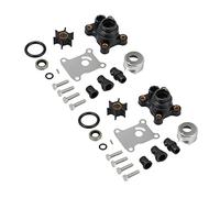 Giwnhvx 2 x pompa a girante 9.9Hp e 15Hp Kit di riparazione per Evinrude / 394711 0394711