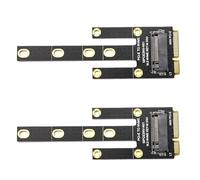 Giwnhvx 2 x Scheda di Estensione MPCIE a Key-M Slot di Estensione MINIPCI-E a NVME M2 Scheda Adattatore Interfaccia WiFi a Disco M.2