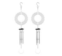 Giwnhvx 2 x sublimazione Wind Spinner Blanks DeCor Outdoor, campanelli Eolici con 4 tubi in alluminio spesso per mamma , donne