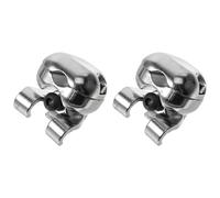 Giwnhvx 2 x Supporto batteria braccio piatto cassa in metallo supporto tubo fissaggio freccia morsetto strumento clip