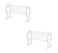 Giwnhvx 2 x Supporto per fascia, Organizzatore per fascia trasparente, espositore per cerchio per capelli in acrilico, supporto di conservazione per fascia per donne e ragazze