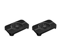 Giwnhvx 2 x Supporto Ventola Base Raffreddamento Router Z-X3, Supporto Interfaccia di Alimentazione USB, Supporto Dissipatore Termico Ventilatore 140mm