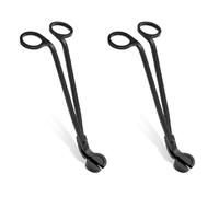 Giwnhvx 2 x Taglierina per di candela di qualità superiore, taglierina per stoppini in acciaio inossidabile, resistente per candele, bei regali per gli amanti delle candele