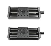 Giwnhvx 2 x viti Z T8 Z per stampante 3D fai da te C Beam CNC tavolo scorrevole 250 mm kit attuatore lineare - nero
