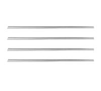 Giwnhvx 20 barre rotonde per asse di movimento in acciaio inox, 500 mm x 2 mm