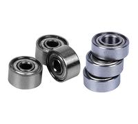 Giwnhvx 20 cuscinetti a sfera radiali in miniatura in gomma, schermati, in metallo, schermati, 692 ZZ 2 x 6 x 3 mm e MR115 ZZ 5 x 11 x 4 mm