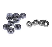 Giwnhvx 20 cuscinetti a sfera radiali in miniatura sigillati schermati metrici metrici radiali, MR115 ZZ 5 x 11 x 4 mm e MR85-ZZ 5 x 8 x 2,5 mm