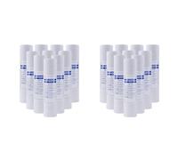 Giwnhvx 20 filtri universali per l'acqua in polipropilene, in cotone, per sedimenti, in polipropilene, 1 micrometro